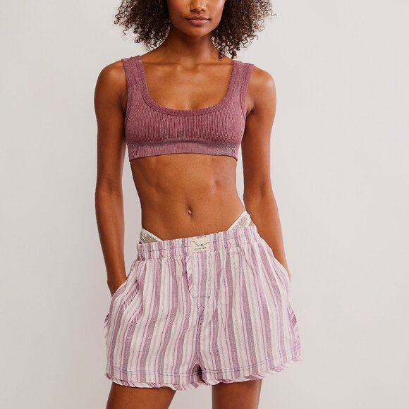 FREE PEOPLE Everyday Lou Scoop Bralette / Renaissance Rose - Picture 2 of 5